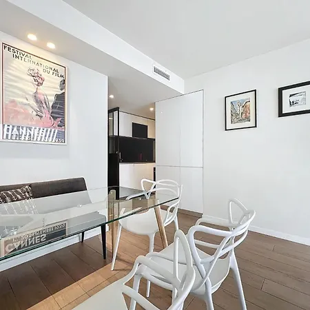 3p Between Croisette Beaches And Antibes Street Apartment Cannes